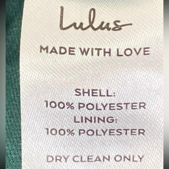 NWT Medium Emerald Lulus Gown - Picture 4 of 4